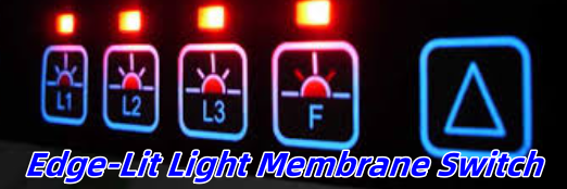 Edge-Lit Light Membrane Switch
