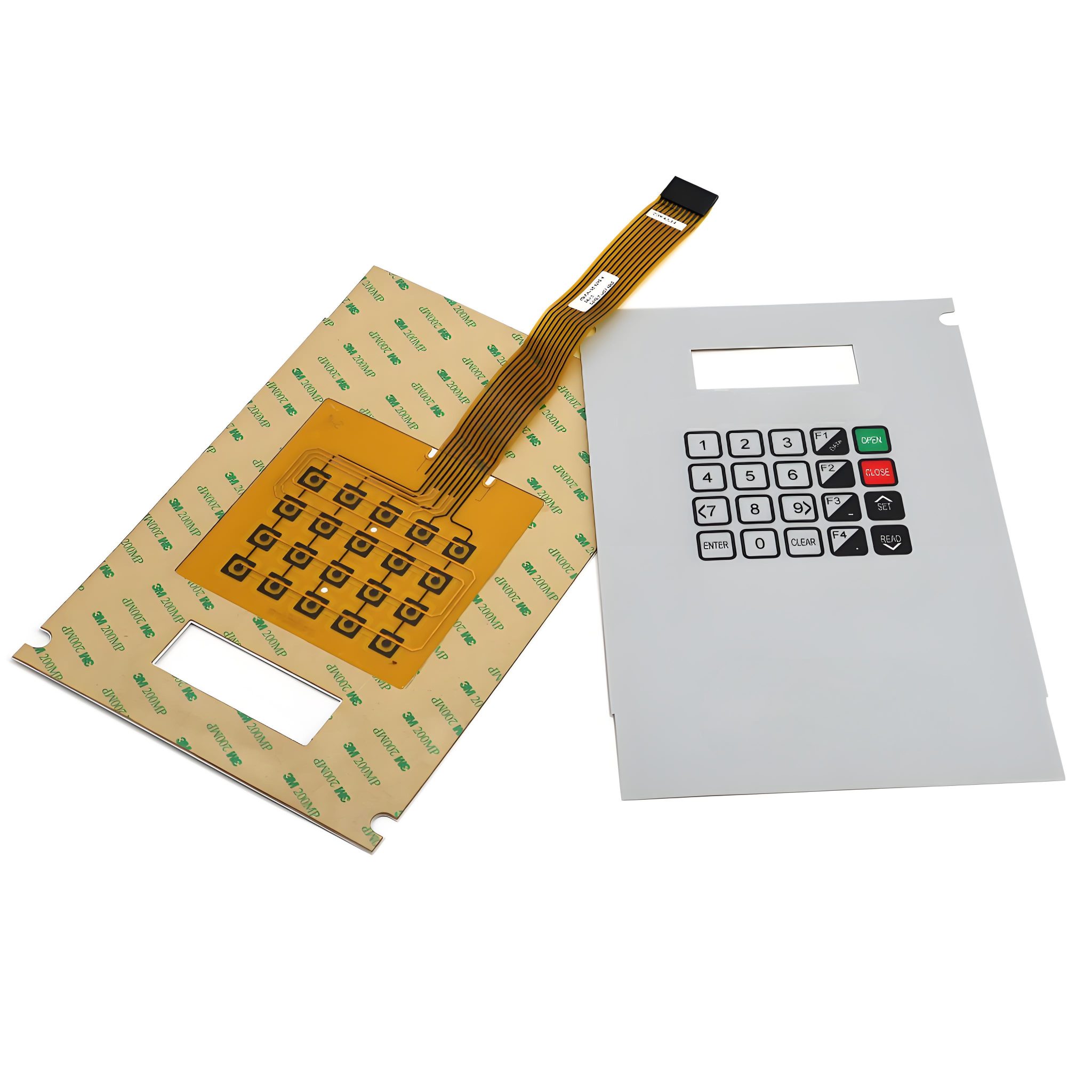 Menbrain Buttons Membrane tactile push button, Tactile membrane switch push button ...
