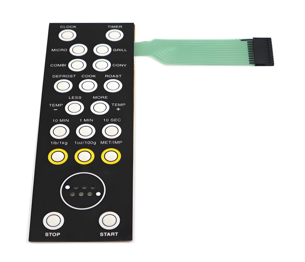 Membrane tactile push button, Tactile membrane switch push button