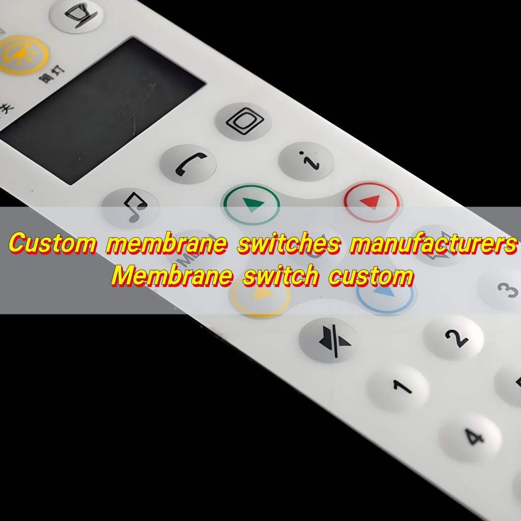 Custom Membrane Switches Manufacturers, Membrane Switch Custom