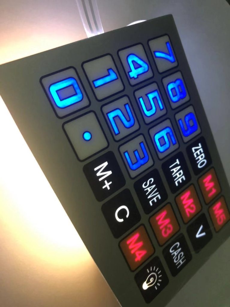 Backlit Membrane Switch | LED Backlit Keypad for Controls